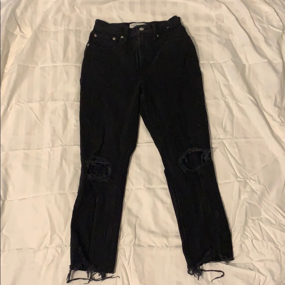 Abercrombie and Fitch high rise mom Jean